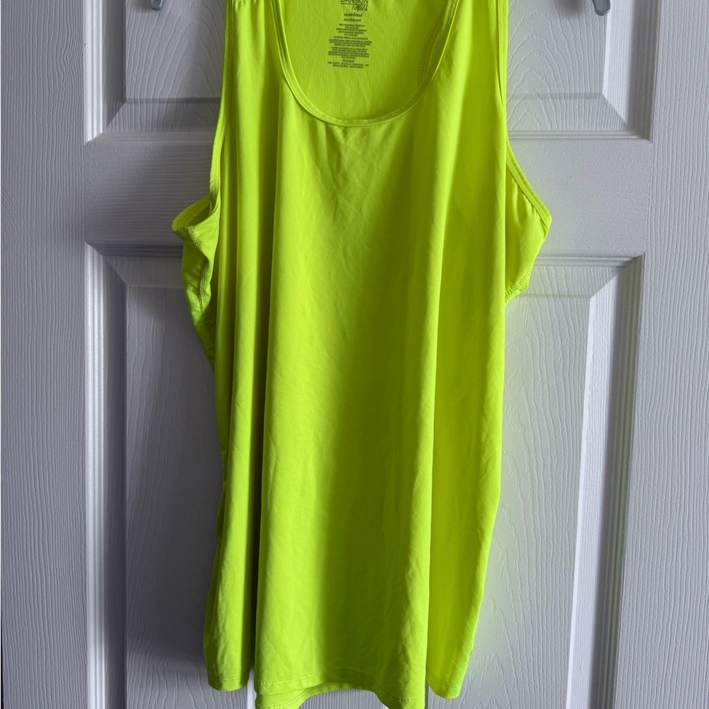 Danskin Neon Yellow Tank Top